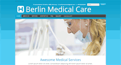 Desktop Screenshot of berlinmedicalcare.com