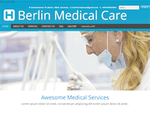 Tablet Screenshot of berlinmedicalcare.com